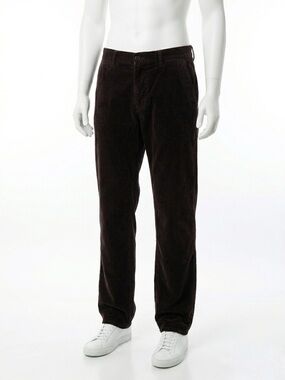 Prada Milano Vintage Archive Ultra Rare Indigo-Dyed Pinwale Corduroy Trousers